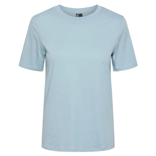 Tijdelijke aanbieding: PIECES Dames Pcria Ss Solid Tee Noos Bc T-shirt, Angel Indien, XS van 16.99 € naar 16.99 € (0.00% korting)