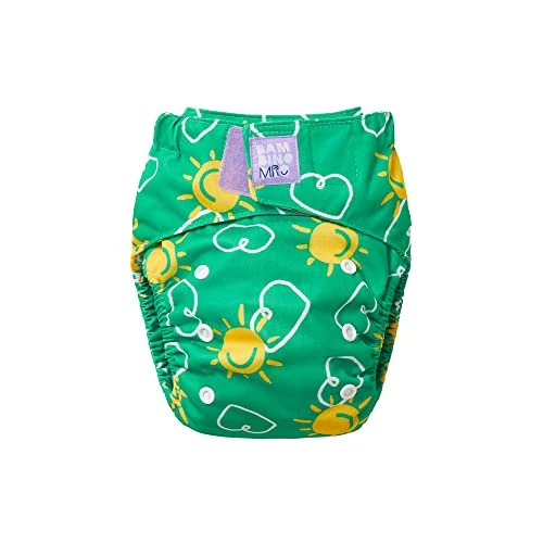 Offerta a tempo: Bambino Mio, Rivoluzionario Pannolino di Stoffa Riutilizzabile - BRILLARE - Eco pannolino sostenibile, lavabile e senza sostanze chimiche dal neonato al bambino. - 46% da 27.99 € a 15.07 €