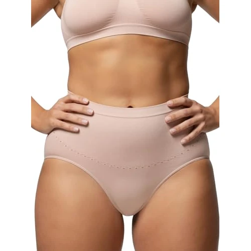 Offerta a tempo: POMPEA Slip Donna in Morbida Microfibra, Mutande Donna Senza Cuciture a Vita Alta con Supporto FIanchi e Glutei - 50% da 13.99 € a 7.00 €