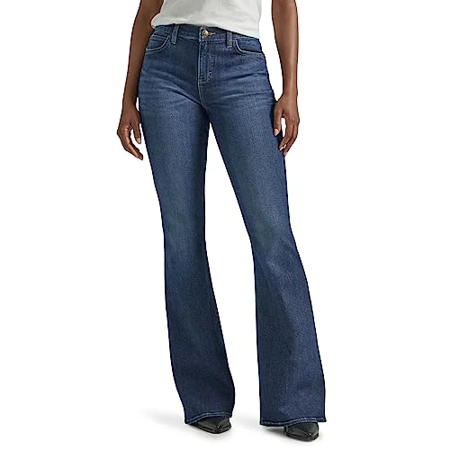Lee Legendary Mid Rise Flare Jean Jeans, Forza interiore, 48 Donna