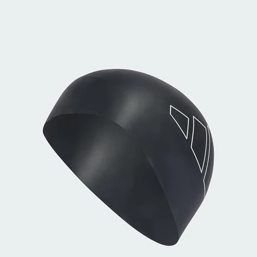 Zeitlich begrenztes Angebot: adidas Unisex Logo Swim Cap, Black/White, One Size von 16.99 € auf 16.99 € (0.00% Rabatt)