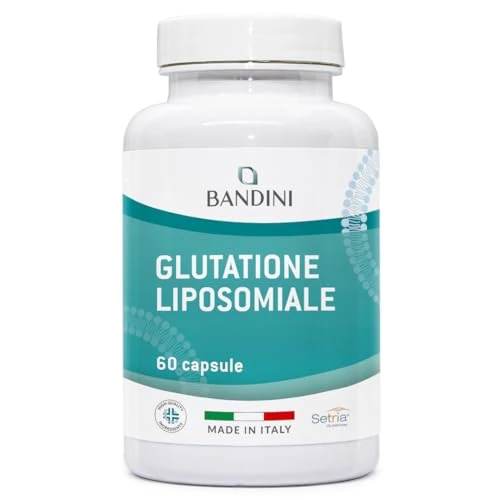 Bandini® Liposomal Glutathione Reduced | L-Glutathion Setria® - Better Absorption, Antioxidant, Detox & Anti Aging for Optimal Cell Protection | Non-GMO, 100% Vegan | 2-Month Supply – 60 Capsules