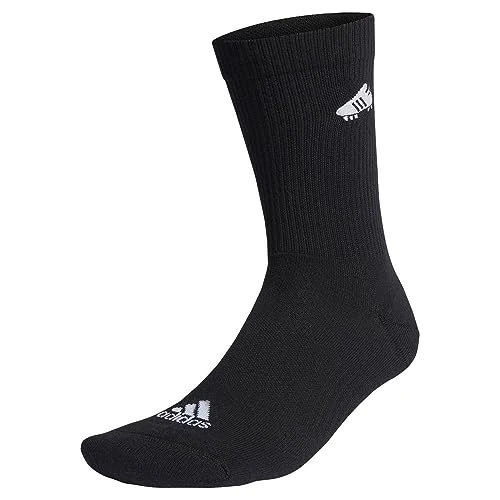 adidas Soccer Boot Embroidered Socks, Calcetines Unisex adulto, Black/White, 40-42