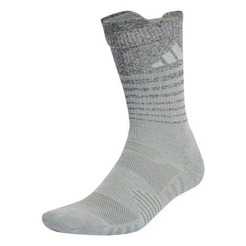 adidas Unisex COLD.RDY XCity Reflective Running Socks, Wonder Silver/Reflective Silver/Wonder Silver, 10.5-12.5
