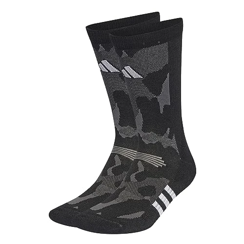 Limited offer: adidas Unisex Kids Performance Training Graphic Camo Socks, black/grey six/white, 7-8 Years from 5.99 EUR to 5.99 EUR (save 0%)