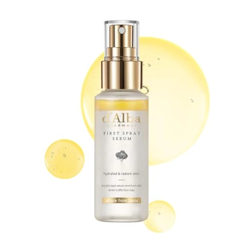 Limitiertes Angebot: d'alba Italian weiß Trüffel First Spray Serum Sprühen Serum, Feuchtigkeitsspendendes -GesichtsSprühen, Tensidfreies, Sprühen für Strahlende Haut, Hautberuhigendes, Vegan, Koreanische Hautpflege (50ml) von 17.99 EUR auf 13.99 EUR (Spare 22%)