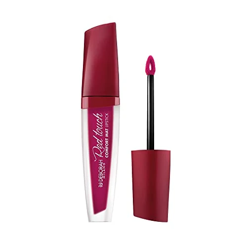Offerta a tempo: Deborah Milano - Red Touch Lipstick Rossetto Liquido Matte, N.16 Very Cherry, Colore Intenso e No Transfer, Dona Labbra Morbide e Vellutate, 4.5 gr - 41% da 11.90 € a 7.00 €