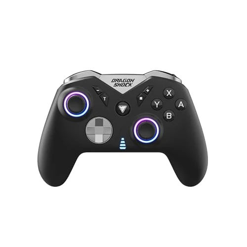 Oferta limitada: DragonShock NEBULA PRO - Mando para juegos con palets Bluetooth compatible con Nintendo Switch/Switch Lite/Switch OLED/PS3/PC/Android - RGB - Sensor de 6 ejes - Modo Turbo - 550mAh de 58.26 EUR a 58.26 EUR (ahorro 0%)