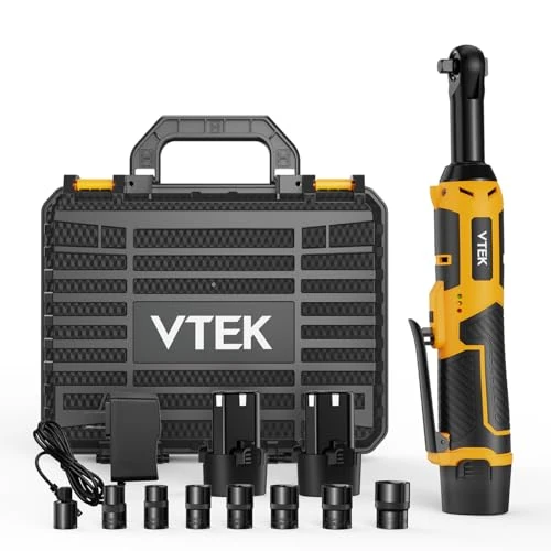 Tijdelijke aanbieding: VTEK 3/8" verlengde accu-ratelsleutel 16,8 V elektrische ratelsleutel, 40 ft-lbs 400 tpm krachtige Ratelsleutel van 89.00 EUR naar 89.00 EUR (korting 0%)