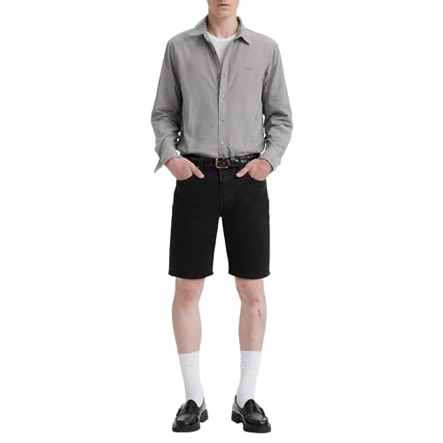 Offerta a tempo: Levi's 501 Original Shorts, Pantaloncini di jeans Uomo, Black Accord Short, 28W - 0.00% da 14.57 € a 14.57 €