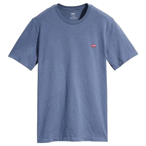 Levi's Men's SS Original Housemark Tee T-Shirt, Vintage Indigo X, S
