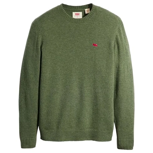 Levi's Original Housemark Sweater, Uomo, Olive Heather, XS