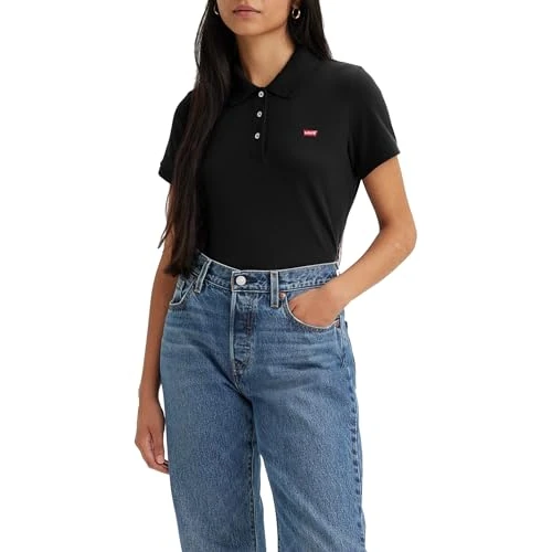 Oferta limitada: Levi's Housemark Polo Shirt Mujer, Caviar, M de 30.00 EUR a 20.95 EUR (ahorro 30%)