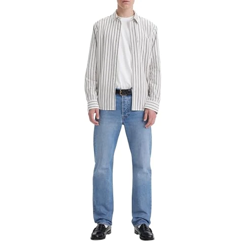 Beperkte aanbieding: Levi's heren Jeans 501 Original Fit, Chemicals, 34W / 36L van 110.00 EUR naar 76.30 EUR (besparing 31%)