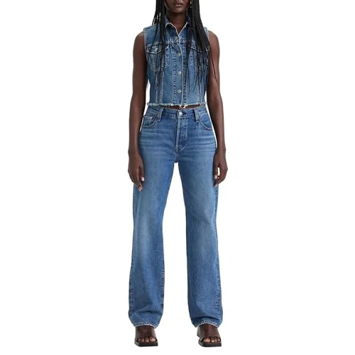 Offre limitée : Levi's 501 90's Jeans Femme, Not My News Channel, 30W / 32L de 80.50 € à 74.90 € (6.96% de remise)