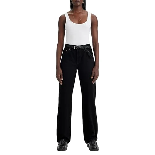 Levi's 501 90's Vaqueros, Rinsed Blacktop, 23W / 32L para Mujer