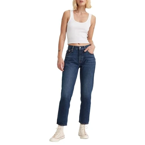 Levi's Dames 501 Crop Jeans, Up We Go No Dx, 29W / 30L