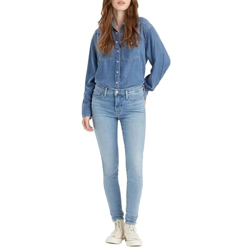 Offerta a tempo: Levi's 310 Shaping Super Skinny, Jeans Donna, Off Kilter Clean Hem, 28W / 32L - 29% da 62.30 € a 44.50 €