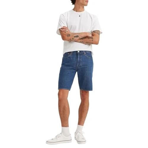 Levi's Men's 501® Original Shorts Denim Shorts, Chips & Dip Lightweight, 33W