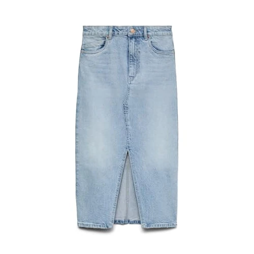 Oferta limitowana: VERO MODA Vmveri Hr Calf Denim Skirt Ga Noos spódnica dżinsowa, jasnoniebieski (light blue denim), XL z 125.86 zł na 125.86 zł (oszczędź 0.00%)