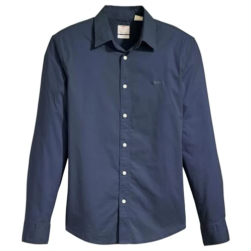 Offre limitee: Levi's Long-Sleeve Battery Housemark Chemise Slim pour Homme, Naval Academy, S de 60.00 EUR a 39.00 EUR (economie 35%)