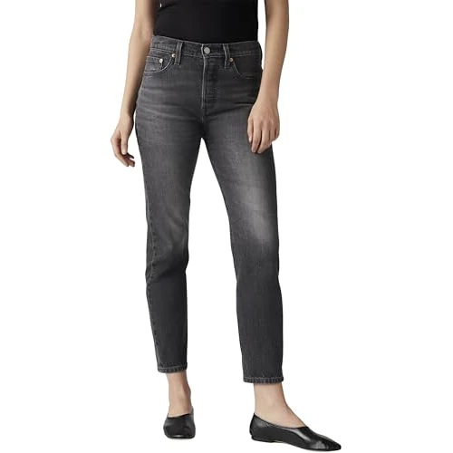 Zeitlich begrenztes Angebot: Levi's Damen Jeanshose 501 Crop High Rise, Straight Fit, Schwarz (Long Live The Queen), W31/L28 von 110.00 € auf 59.98 € (45% Rabatt)