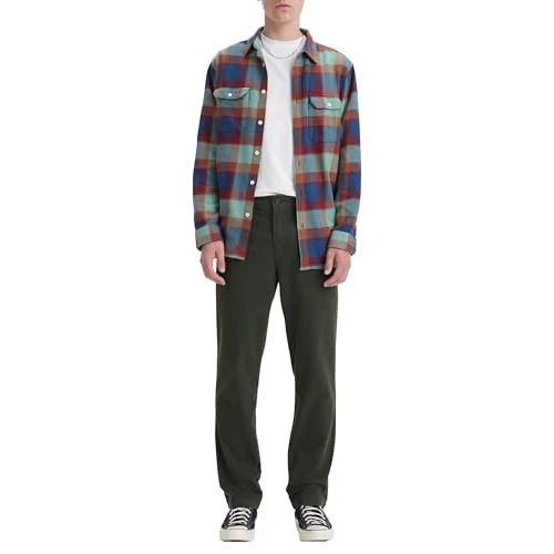 Levi's Men's XX Chino Authentic Straight Trousers, Pirate Black Soft Gd, 30 W/34 L