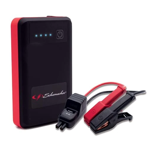 Oferta limitowana: Schumacher Electric SL471 - Booster akumulatora 600A 12V - Urządzenie rozruchowe Powerbank - Silnik benzynowy 4L / Diesel 2L - Szybka ładowarka i latarka - Kompaktowy jump starter do auta i motocykla z 445.35 zł na 356.28 zł (oszczędź 2