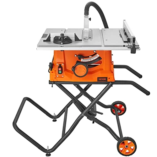 Offerta a tempo: VEVOR Sega circolare da tavolo 4800 giri/min, sega da tavolo 1800 W, 85 mm a 90° sezione 55 mm con taglio obliquo a 45°, battuta angolare -60˚, ideale per il taglio di legno e progetti di lavorazione - 0.00% da 350.90 € a 350.90 €