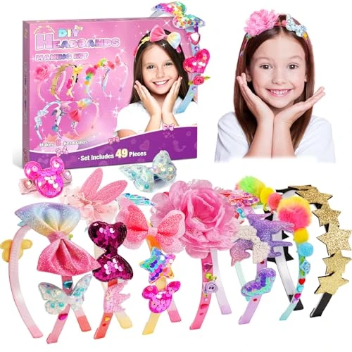 Oferta limitada: HappyKidsClub Juguetes Kit Manualidades Niños Niña 3 -12 Años, Regalos Juegos Unicornios, Adornos para el Pelo de 14.99 € a 14.99 € (ahorro 0.00%)