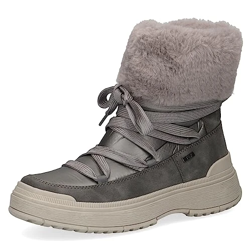 Offre limitee: CAPRICE Femme 9-26214-41 Botte mi-Mollet, Gris, 41 EU de 109.95 EUR a 51.71 EUR (economie 53%)