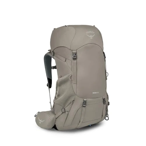 Limited-time offer: Osprey Renn Women's Backpack, 65L, Pediment Grey/Linen Tan, O/S from 185.00 GBP to 125.29 GBP (save 32%)