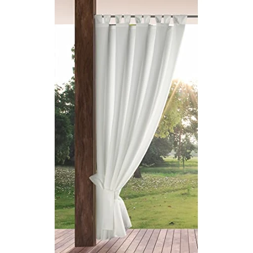 Offerta a tempo: Eurofirany GARDEN Tenda da sole per esterni con passanti - 1 pezzo. Tende da sole impermeabili per terrazze, gazebo, pergolato, patio, balcone, protezione solare e privacy, 155x220 cm, colore: bianco - 24% da 27.29 € a 20.81 €
