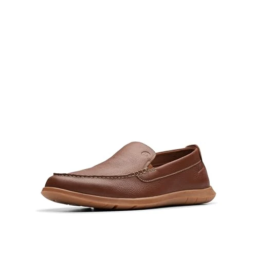Offerta a tempo: Clarks Flexway Step, Mocassino Uomo, Marrone Chiaro, 41 EU - 0.00% da 62.95 € a 62.95 €