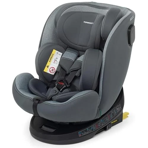 Foppapedretti Circle I-Size Car Seat for 0-12 Year, Silver