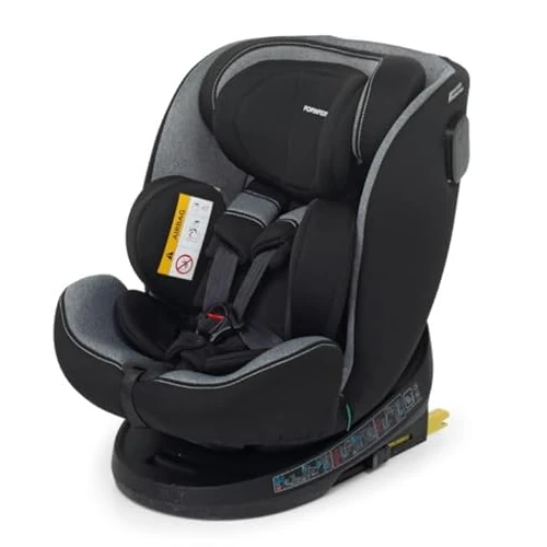 Foppapedretti Circle I-Size Car Seat for 0-12 Year, Carbon