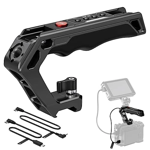 Offerta a tempo: NEEWER Top Handle Nato+Pulsante di Registrazione, Impugnatura in Silicone con Morsetto QR NATO — 20% da 61,99 € a 49,59 €