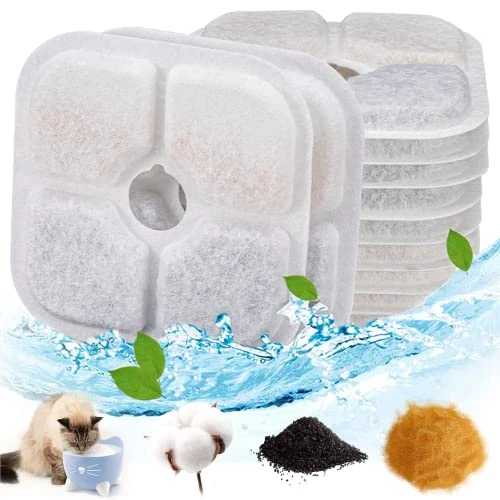 Offre limitée : Filtre Fontaine Eau Chat Filtre Fontaine Chat Lot de 12 Filtre Fontaine à Eau Compatible avec Catit Pixi 43717 pour Fontaine à Eau et Chat pour Animaux de Compagnie de 2,5 L de 14.19 € à 14.19 € (0.00% de remise)