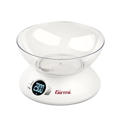 Oferta ograniczona: Girmi PS04 Elektroniczny, Biały 1,8 litra, Biały Elektroniczna waga kuchenna z 80.32 EUR na 80.32 EUR (znizka 0%)