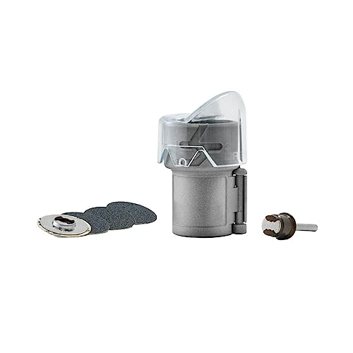 Begrenztes Angebot: Dremel Krallenpflegeschutz Aufsatz AT02-PGK zum Schärfen der Krallen von Katzen und Hunden. Sicherer und hochwertiger Krallenschleifer für Haustiere. Für Ihr Dremel Rotary Multifunktionswerkzeug. von 15.00 EUR auf 10.50 EUR (Rabatt 30%)