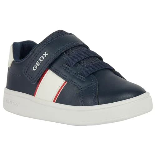 Geox Baby B Eclyper Boy A Sneaker, Navy red, 3.5 UK Child