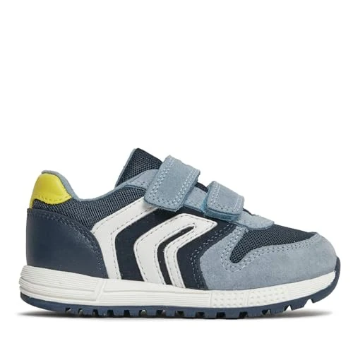 Offerta a tempo: Geox Scarpe da Ginnastica per Bambini B Alben Boy A, Lt Sky Navy, 20 EU - 5% da 27.21 € a 25.85 €