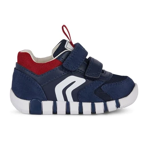 Geox Bébé garçon B Iupidoo Boy D Basket, Navy DK Red, 23 EU