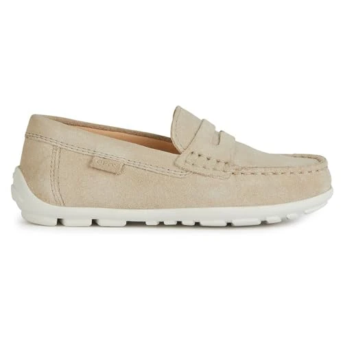 Offre limitée : Geox J New Fast Boy A Moccasin, Lt Beige, 40 EU de 75.00 € à 30.32 € (59.57% de remise)