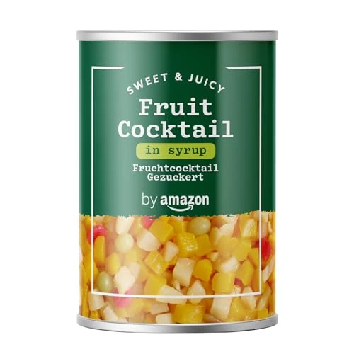 Offerta a tempo: by Amazon Macedonia Di Frutta Allo Sciroppo, 411g - 16% da 1.53 € a 1.29 €