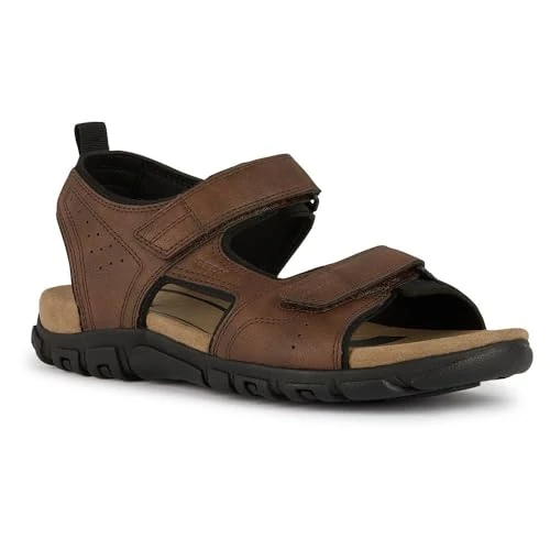 Oferta limitada: Geox Uomo Strada B Sandal, Sandalias Deportivas Hombre, marrón Oscuro, 41 EU de 79.90 € a 63.90 € (ahorro 20%)