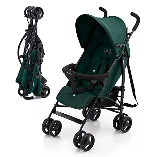 Tijdelijke aanbieding: Kinderkraft TIK lichtgewicht buggy, wandelwagen, reisbuggy, makkelijk inklapbaar, vanaf 6 maanden, verstelbare rugleuning in ligstand, maximaal gewicht tot 17kg, Groente van 79.00 EUR naar 79.00 EUR (korting 0%)