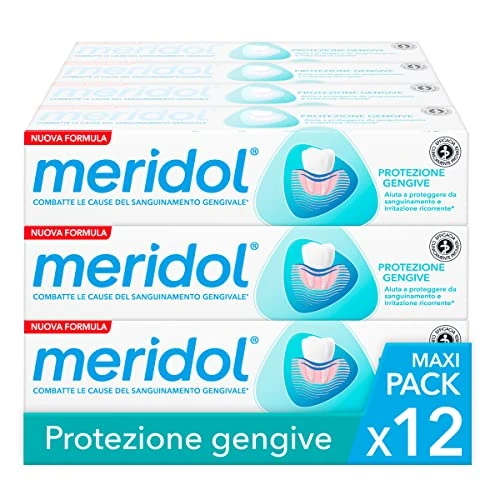 Limitiertes Angebot: meridol Zahnpasta Zahnfleischschutz, 12 Packungen à 75 ml, bekämpft Blutungen und Zahnfleischentzündungen *schützt vor Rückfällen *| Doppelwirkende Formel|antibakterielle Wirkung* von 47.70 EUR auf 47.70 EUR (Spare 0%)