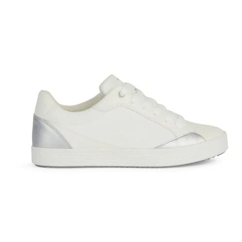 Geox D BLOMIEE E Sneakers voor dames, wit/Optic White, 38 EU, Wit Optic White, 38 EU