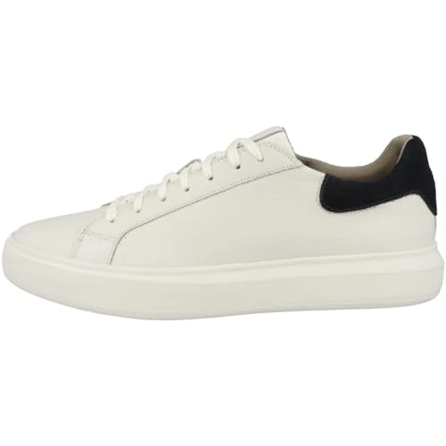 Geox Scarpe da Ginnastica da Ragazzo U Deiven D, Bianco Blu Marino, 45 EU